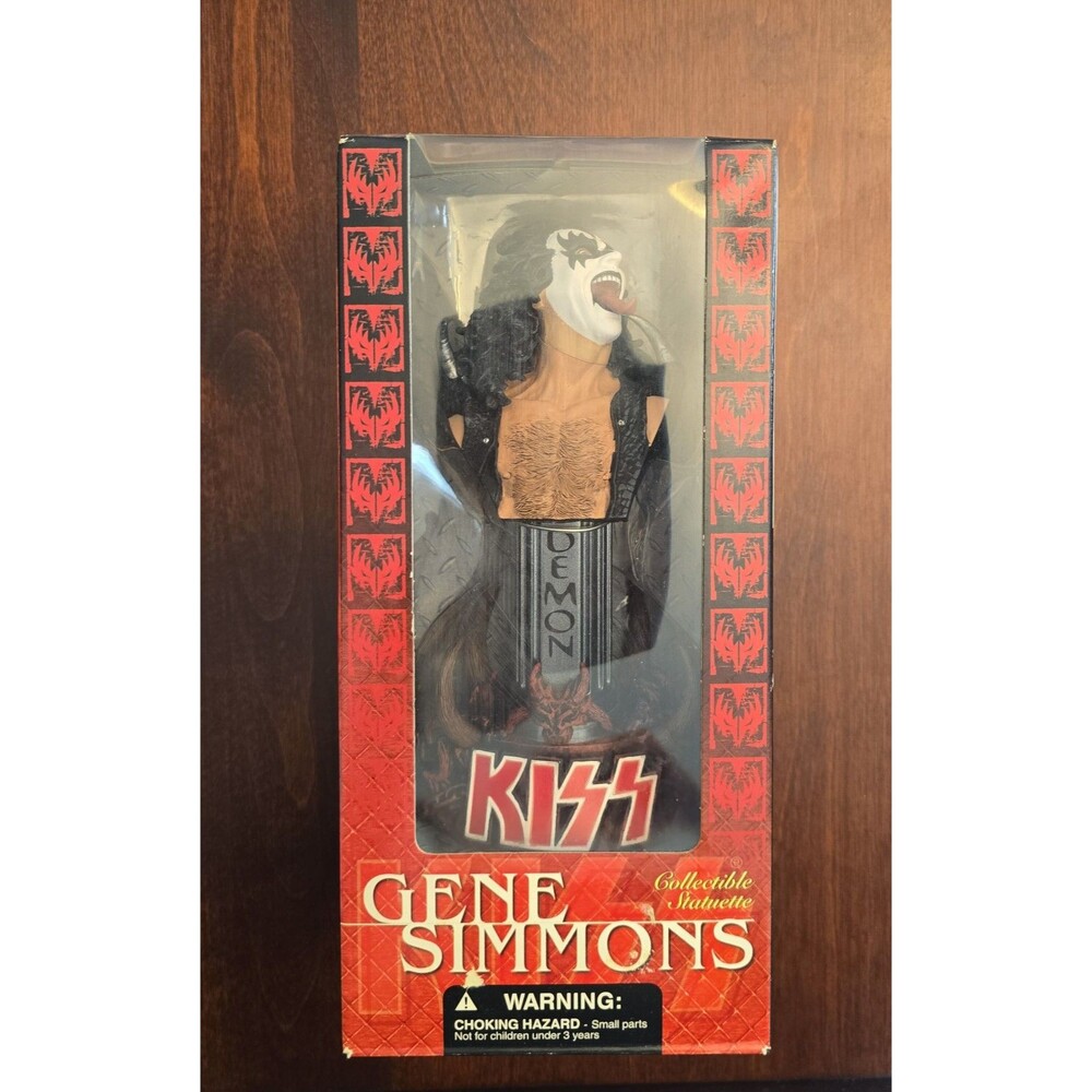 Vintage KISS Gene Simmons The Demon McFarlane Toys Collectible Statuette 2002
